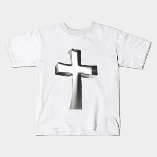 Cross Silver Shadow Silhouette Anime Style Collection No. 219 Kids T-Shirt